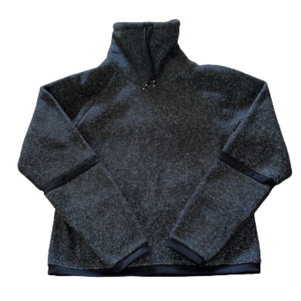 Nike charcoal gray fleece long sleeve pullover NWOT size XS